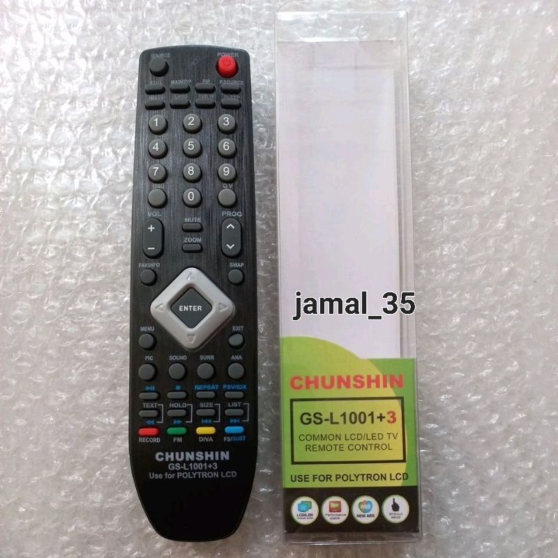 REMOTE REMOT TV POLYTRON LCD LED MULTI GS-L100+1 CHUNGSHIN