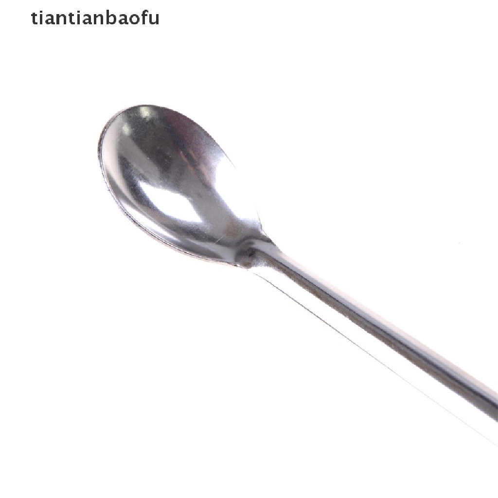 [tiantianbaofu] NEW Horn Spoon,Medicinal ladle with Spatula,Length 200mm Laboratory Supplies Hot Boutique