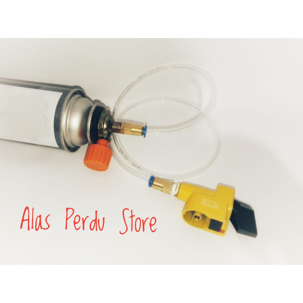 Alat Refill Gas Kaleng Portable/ Alat isi ulang gas kaleng portable/ Isi ulang tabung gas kemah