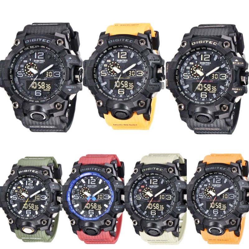 Jam tangan Pria Digitec DA-2093/DA 2093 Original include box