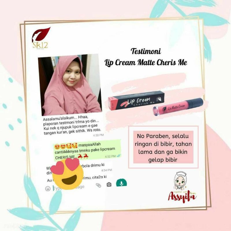 TERLARIS..!! SR12 LIP MATTE CREAM BPOM / LIPSTIK MATTE MAKE UP / BEBAS PARABEN , TAHAN LAMA &amp; RINGAN