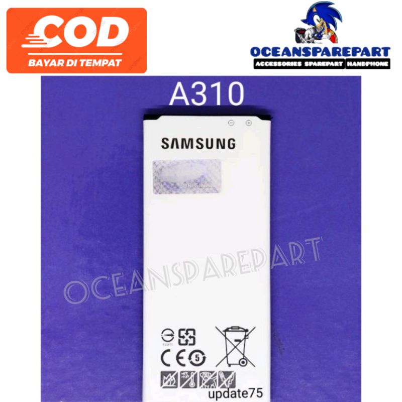 Baterai Samsung A3 2016 A310 A3-2016 EB-BA310ABE