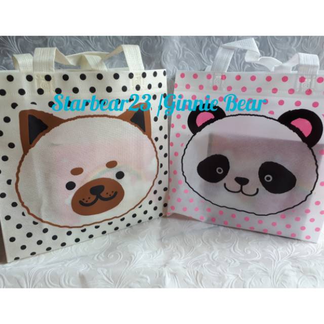 

Tas goodie bag motif animal