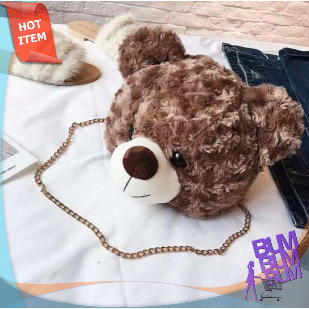 Teddy Bear Tas  Boneka Import Tas Korea Tas Wanita -BUM