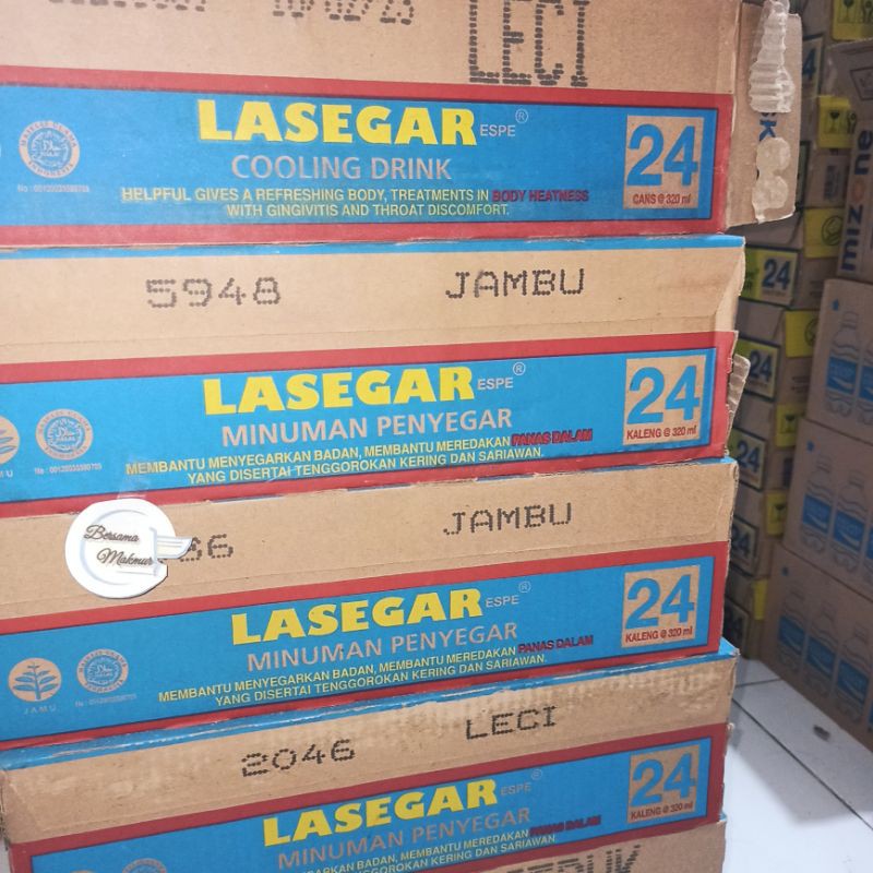 

LASEGAR minuman penyegar kaleng 1 kardus (24 kaleng @ 320ml)