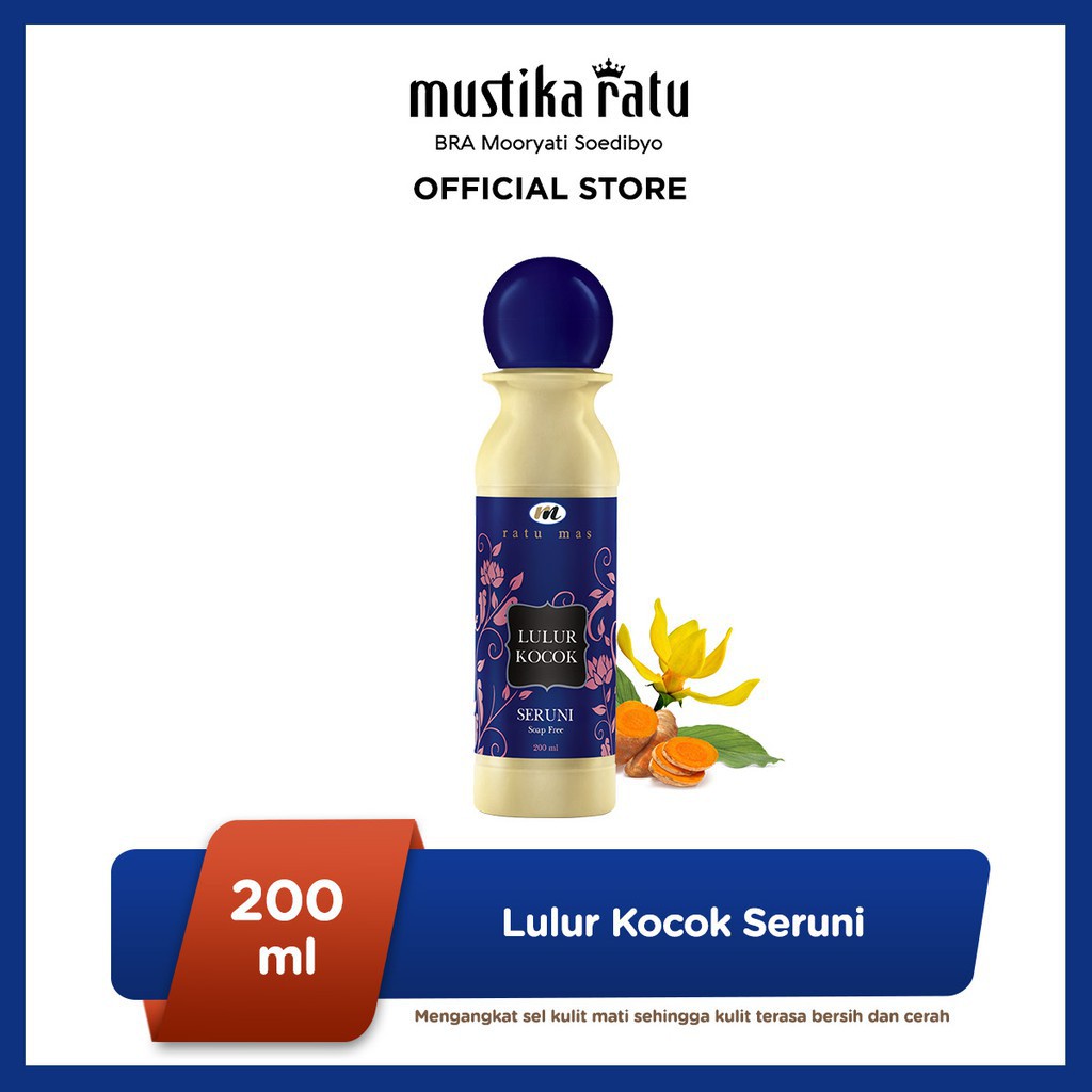 [Ratu Mas] Lulur Kocok Seruni 100 ML / 200 ML - Mustika Ratu