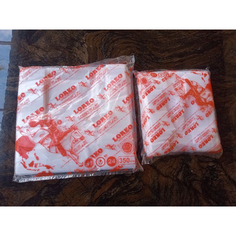 PLASTIK BENING LOREO ORANGE 350GR / ASOY BENING / KRESEK BENING