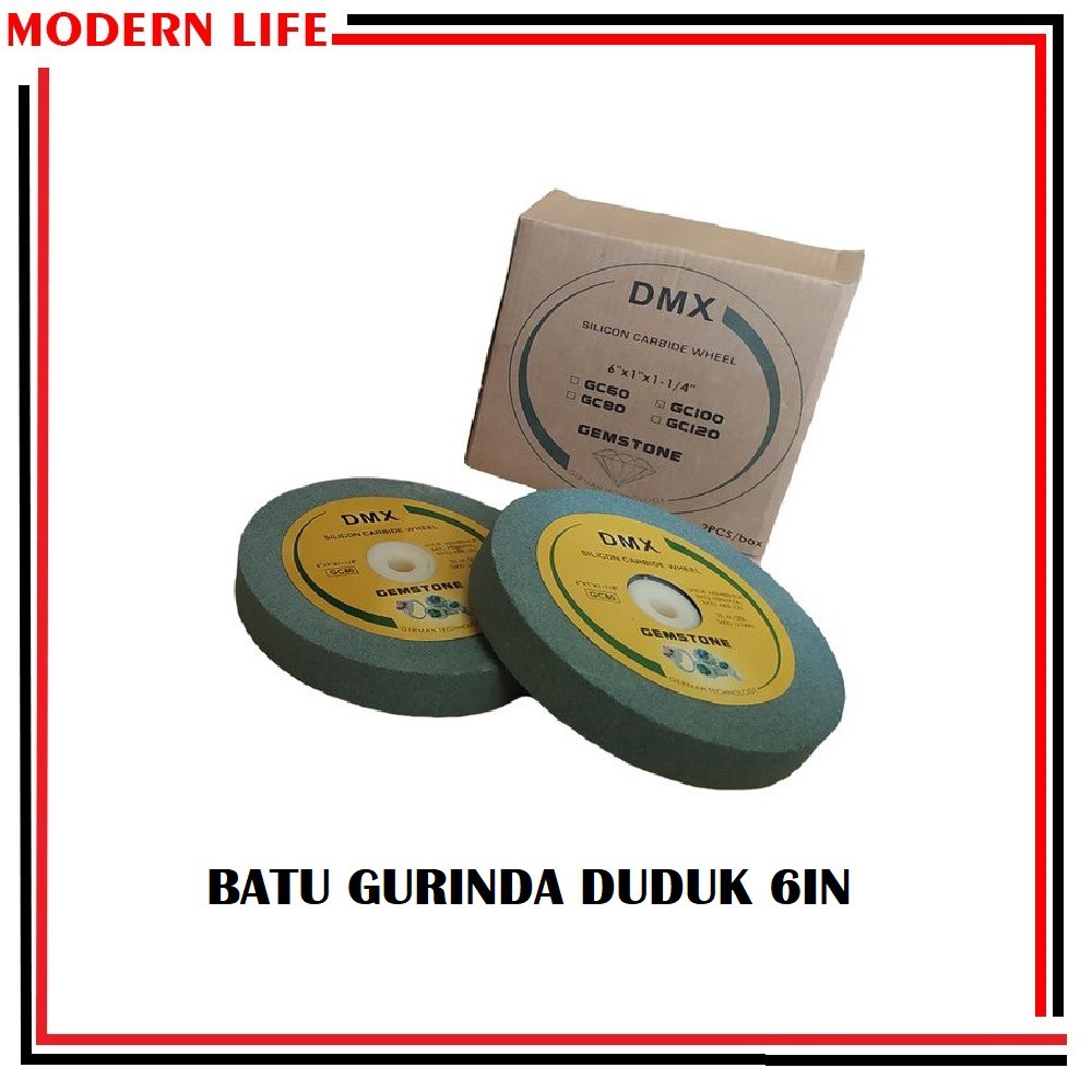 Batu Gurinda Duduk Green Silicone 6in