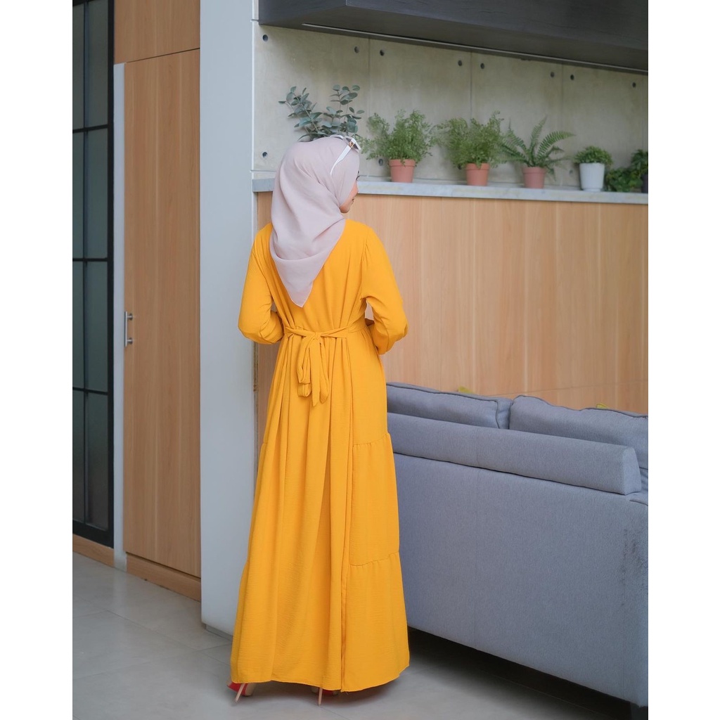 GINA CRINGKLE / DRESS PESTA / DRESS LEBARAN / DRESS KONDANGAN / DRESS POLOS