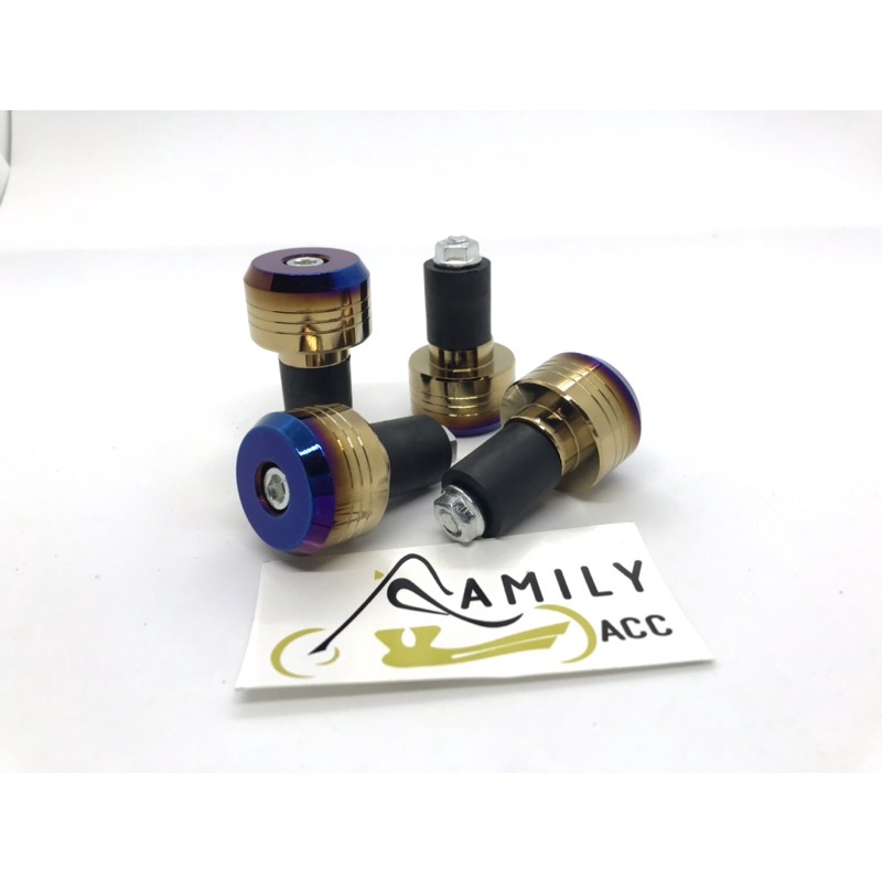 Jalu Stang End Bar Twotone Garis Motor Universal Nmax Aerox Pcx Mio Vario 125/150 Beat Scoopy DLL