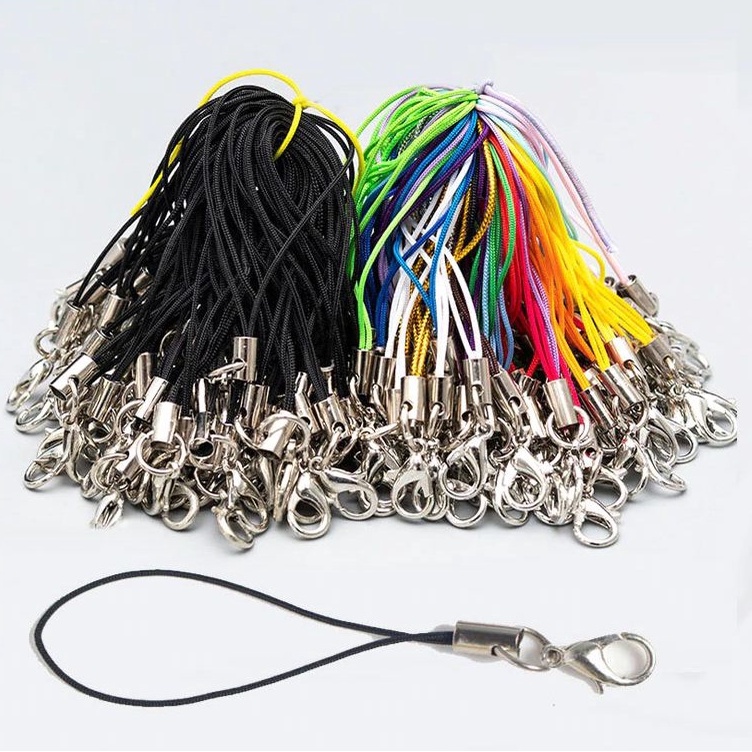 Tali Strap HP Gantungan untuk Flashdisk Handphone Tas dengan pengait lobster clasp kokot udang