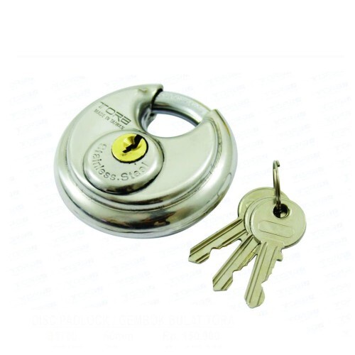 Gembok Bulat Disc Padlock 60mm Tora TR-130012