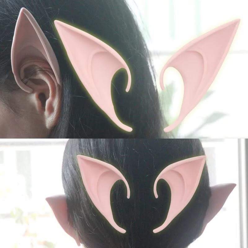 Kuping Elf Panjang Cosplay Peri Elves Ear Kostum Pesta Halloween LOTR