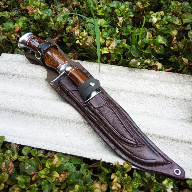 perlengkapan berburu dll survival belati rambo beranak