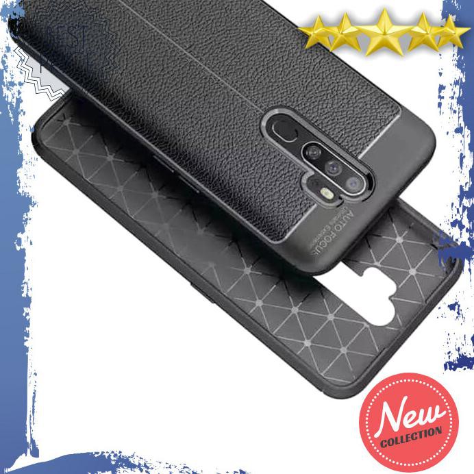 CASING HP OPPO A9 2020 A5 2020 SOFT CASE AUTOFOCUS LEATHER KULIT