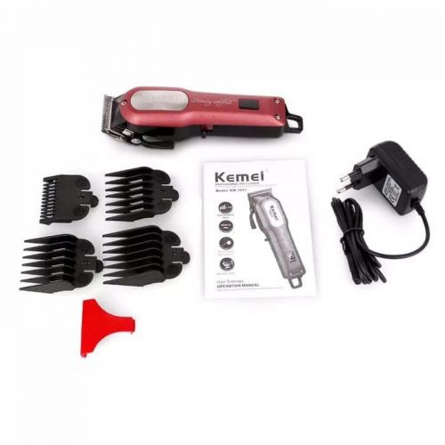 Kemei km 1031 alat cukur rambut mesin cukuran cas hair clipper charger