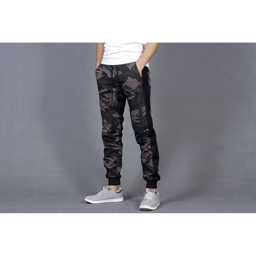 Jogger List Army - Celana panjang jogger - Celana pria jogger - Jogger pants loreng