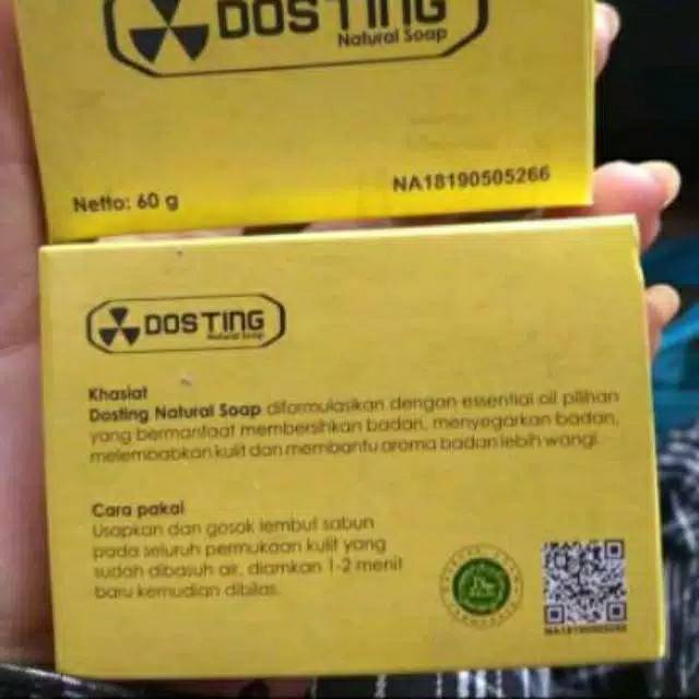 Sabun dosting terbaru asli BPOM berlogo MUI