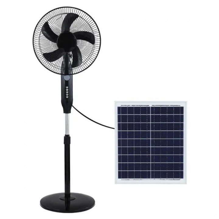 152 HXT-188 - Solar Charging Electric Fan 25W - Kipas Angin Tenaga Surya