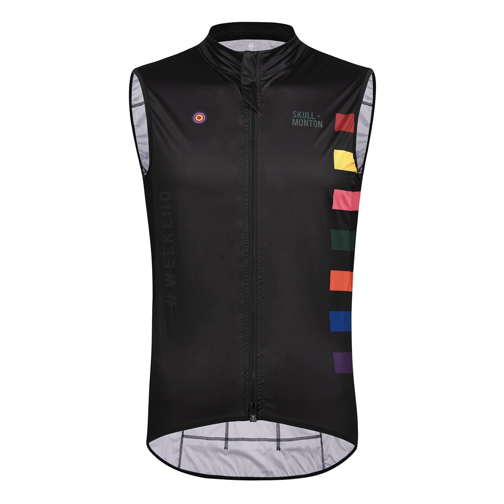 Rompi Sepeda Vest Gilet Windbreaker Monton Weekend II Black