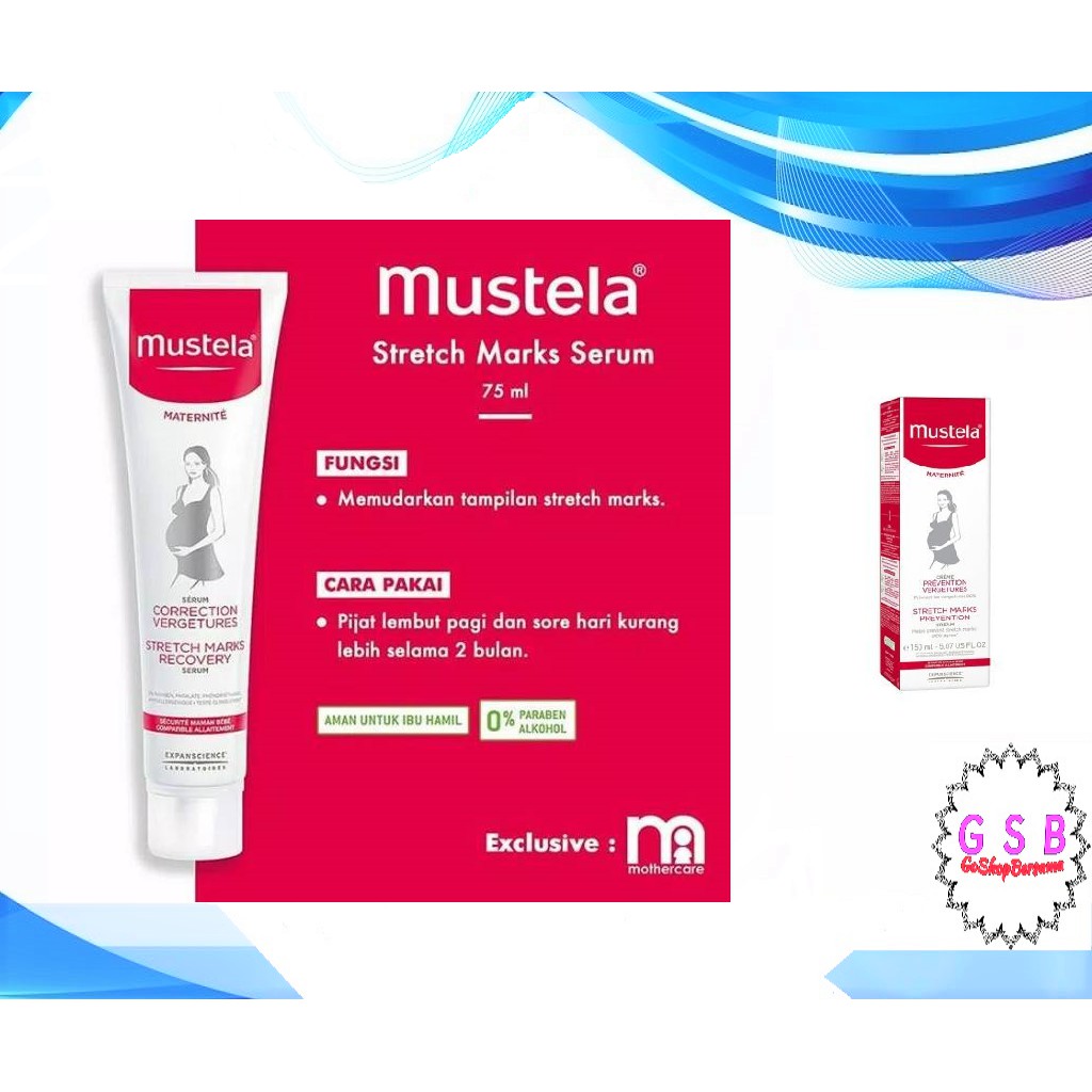 Mustela Stretch Marks Serum Mustela Stretch Marks Serum 75ml 100 Original Bpom Shopee Indonesia