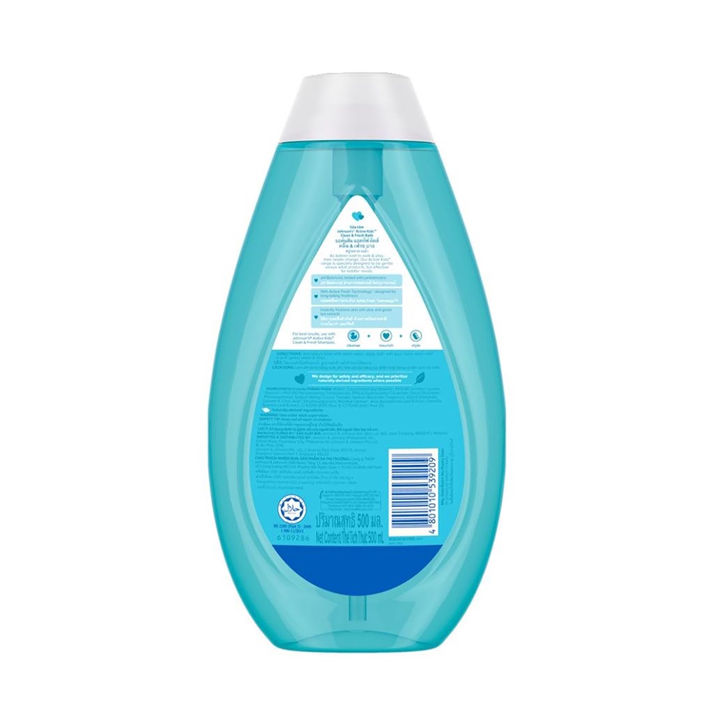 COD Johnsons Active Kids Clean &amp; Fresh Bath - Sabun Bayi Johnson - Sabun Cair Bayi - Johnson Soap