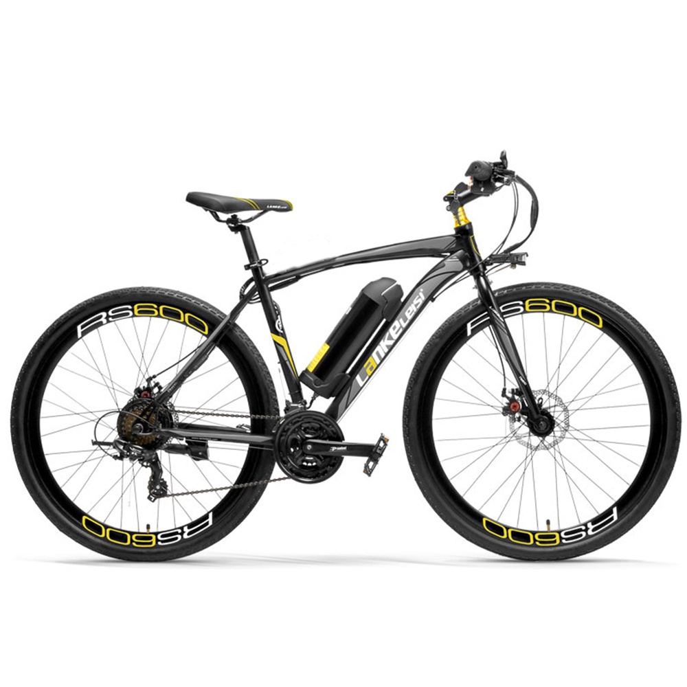 Lankeleisi RS600 Sepeda Listrik Gunung MTB 172 cm - Hitam/Abu-abu