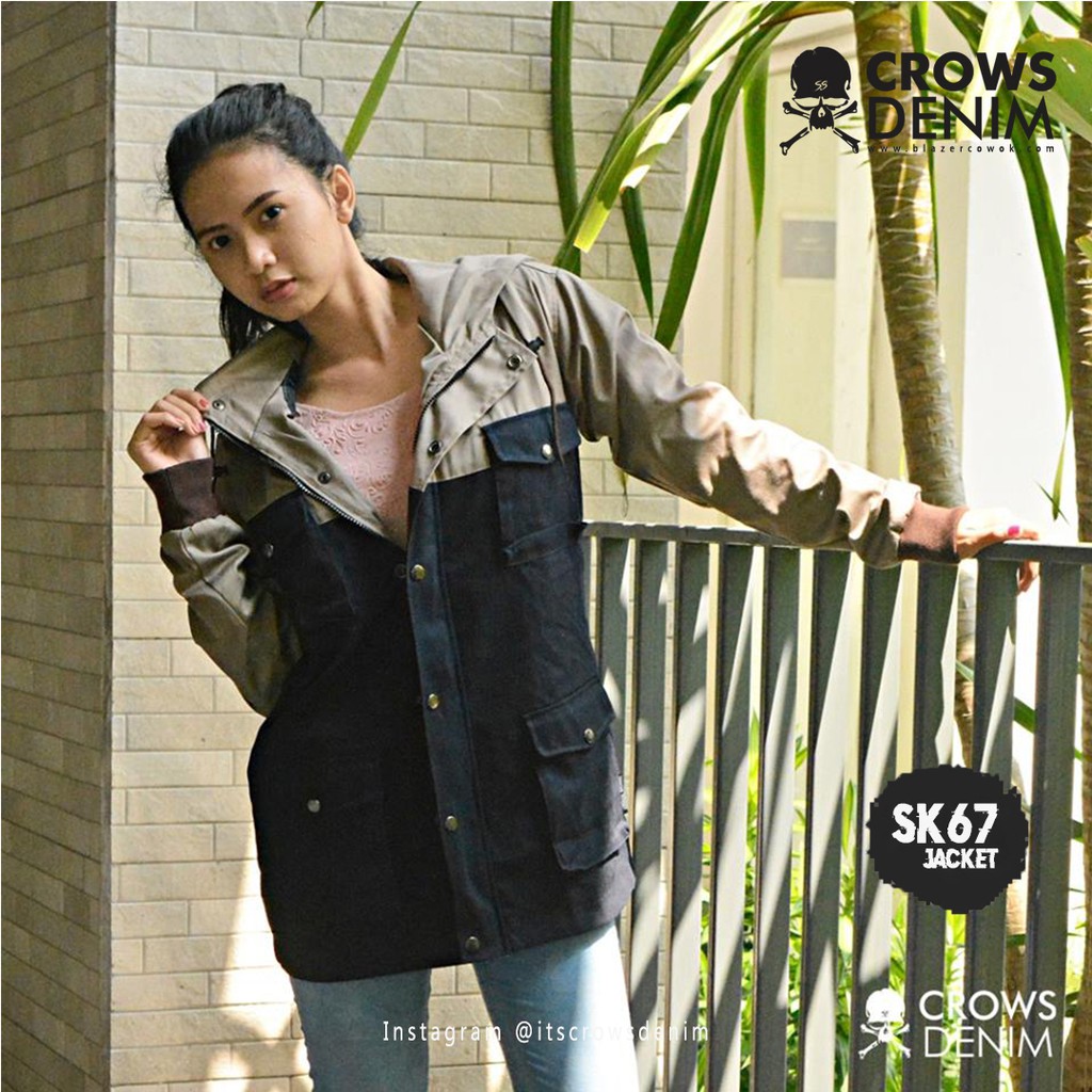 Jaket Parka Wanita Korean Style SK67