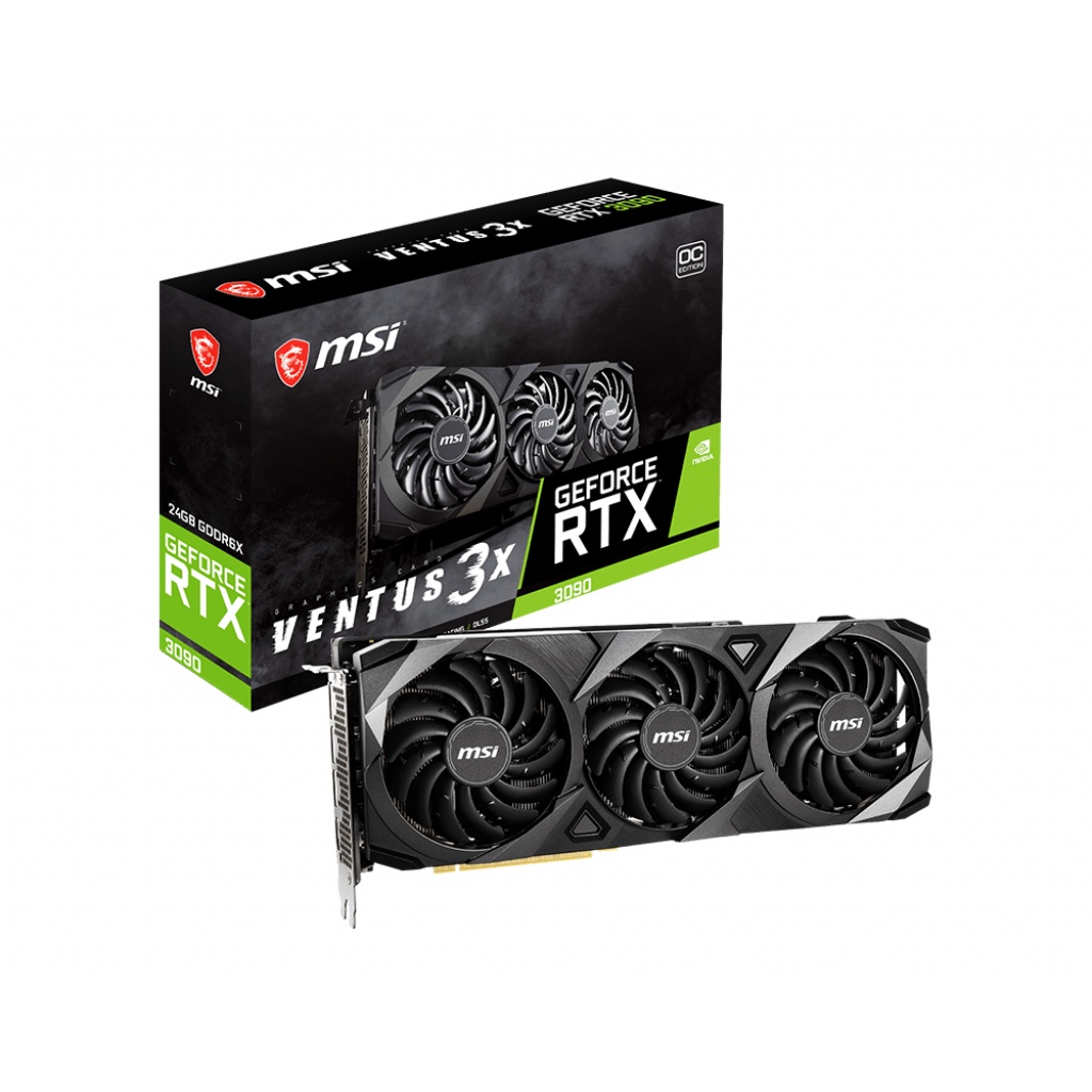 MSI VGA GeForce RTX 3090 VENTUS 3X 24G OC