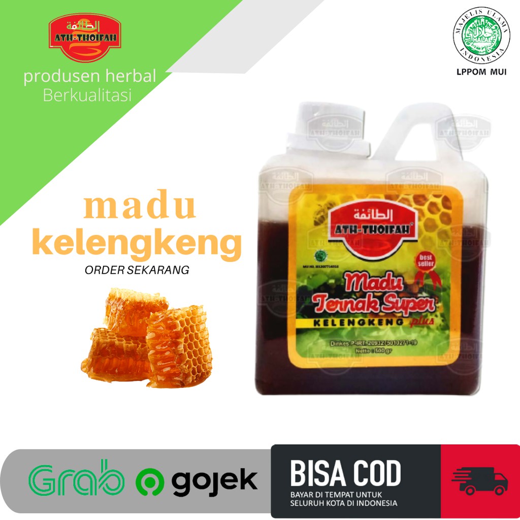 

Madu Murni Ternak SUPER Kelengkeng Original Athoifah 500 Gram