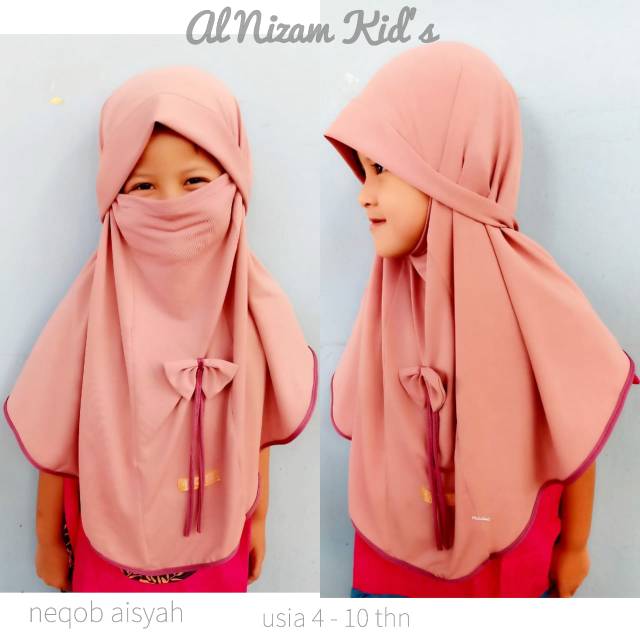 Hijab Niqob anak Aisyah by Al nizam