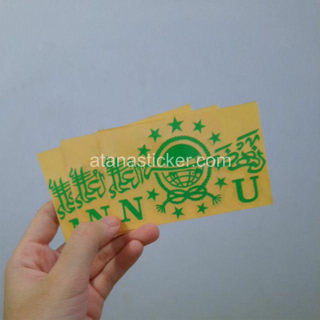 Stiker NU Nahdlatul Ulama Sticker Cutting Reflective Nyala Nahdhatul Nahdliyin Indonesia Arab Islam Nusantara Ormas Dakwah Rasulullah