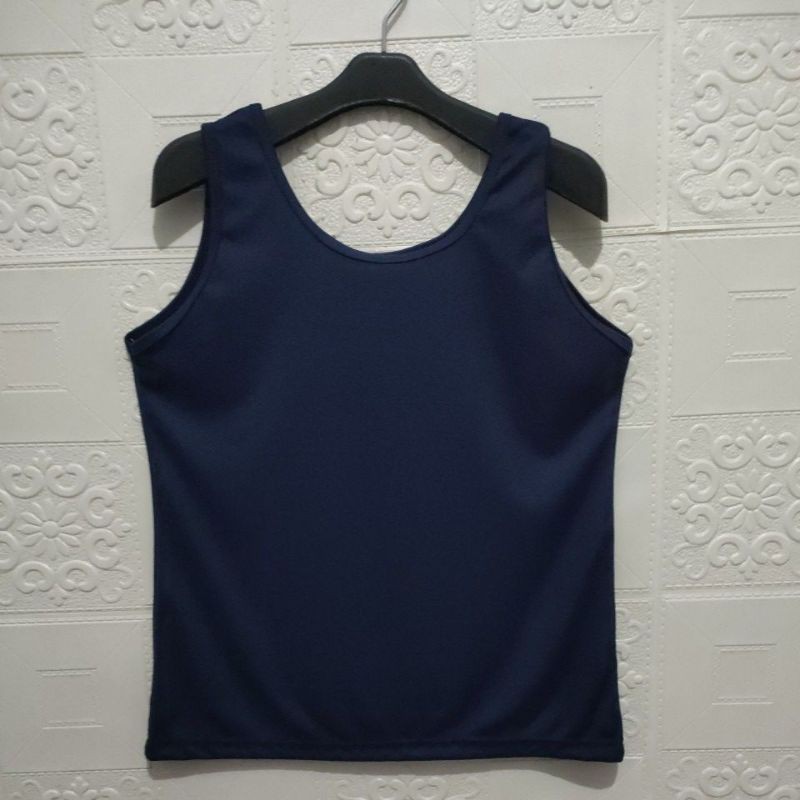 Singlet jumbo /Tanktop tali gede / Tanktop polos-Navy