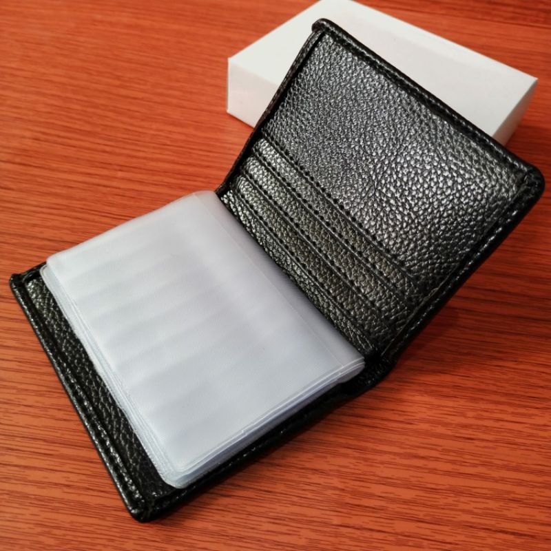 Dompet kartu atm kartu kredit kartu nama kulit  asli Original Dompet Credit Card Wallet Genuine leather