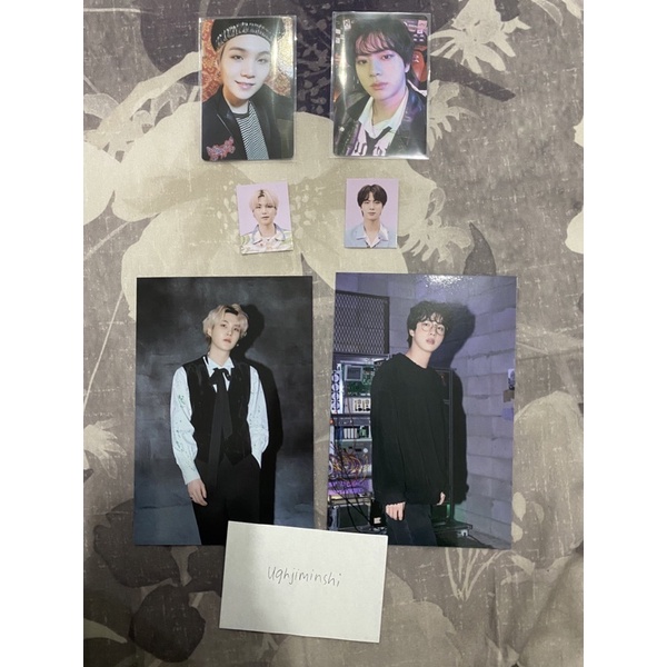 bts seasons greetings 2022 sg22 yoongi jin set yoonjin