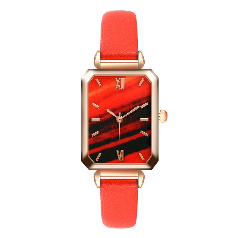 ✅COD [BBS] Jam Tangan Wanita Quartz Analog Segi Casual Fashion Korea Kulit Import Grosir