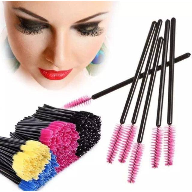 Sikat Alis Bulu Mata Sisir Alis Kosmetik Kuas Eyelash Mata Alat Make Up