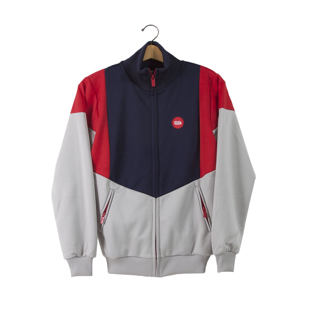 Sch Jacket SDT 57 NVY-RED-SFT GRY