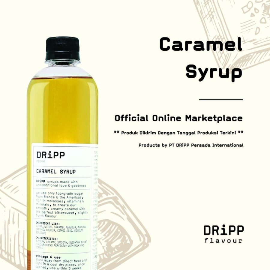 

DRiPP Caramel Syrup 760ml