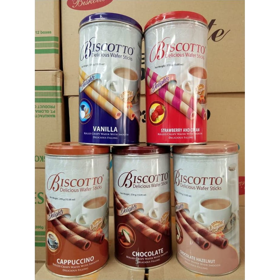 

BISCOTTO 370GRAM WAFER STICK ENAK MURAH