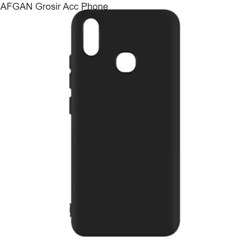 Soft Case Blackmatte Vivo Y19 Casing Silikon Slim Black Matte Hitam Polos Vivo Y19 Grosir