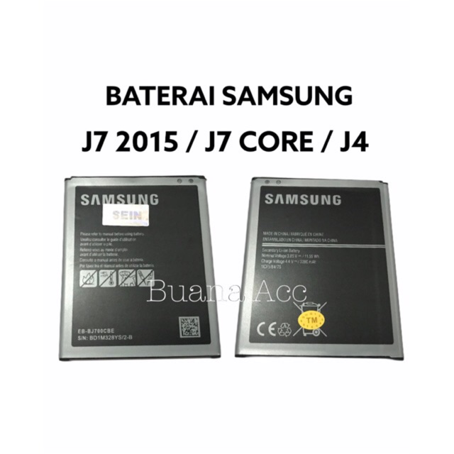 Baterai Batre Battery for Samsung  J7/J4/J7 Core