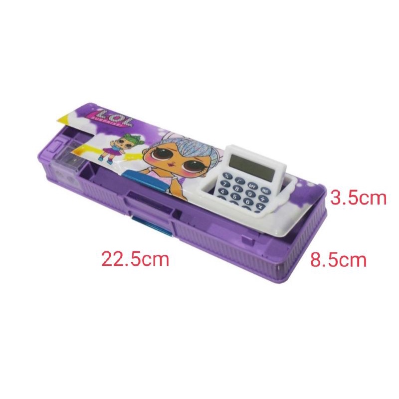 Kotak Pensil Tempat Pensil Karakter Kalkulator B-8631 / KT 261 / 588-185-1