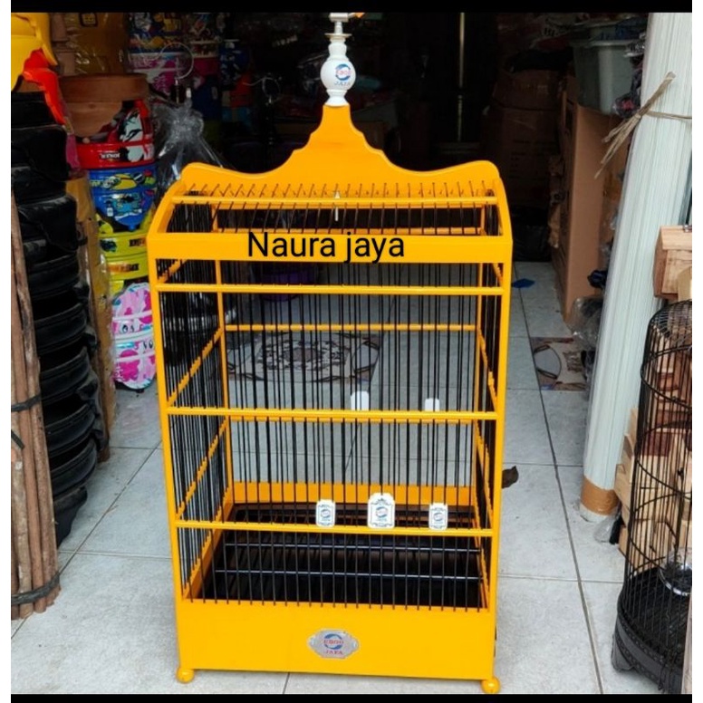 Kandang Sangkar Kotak Ebod Jaya Kuning