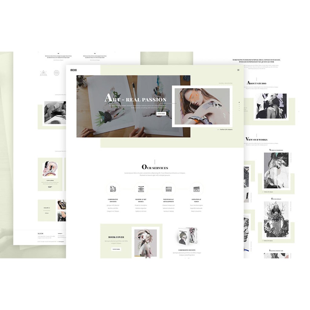Template Mevo Creative eCommerce HTML Template Web