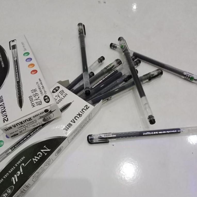 

NEW 9930 (ISI 12) PULPEN GEL HITAM ISI 12PCS MEREK ZUIXUA れ