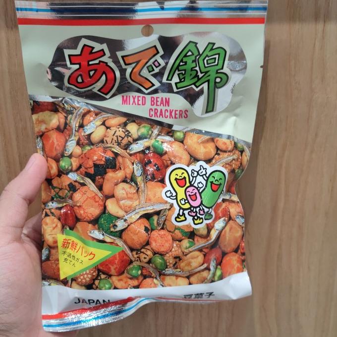 

imoto adenishiki mixed bean 90gr / snack import jepang