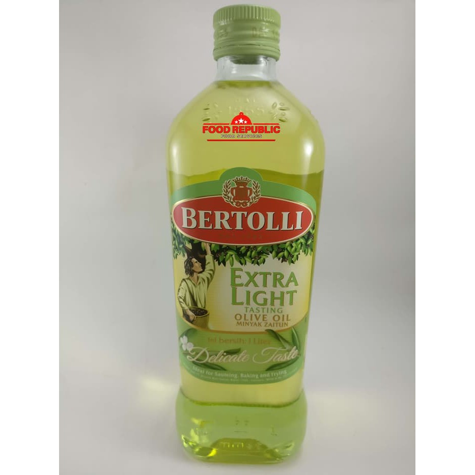

BERTOLLI EXTRA LIGHT OLIVE OIL 1 L - MINYAK GORENG SEHAT PREMIUM HALAL