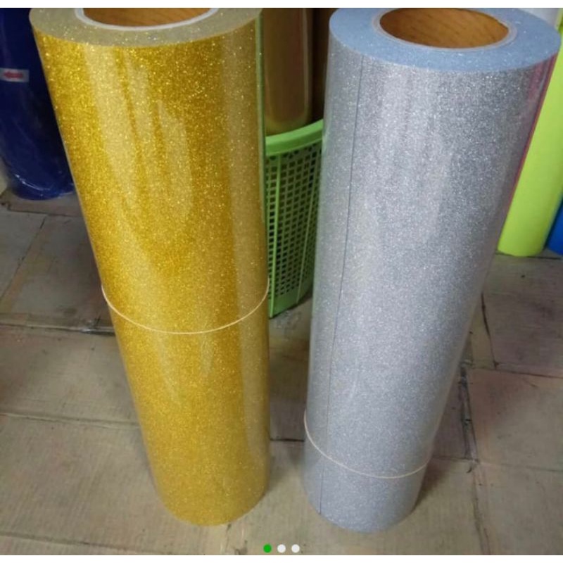 

polyflex glitter Korea meteran premium quality