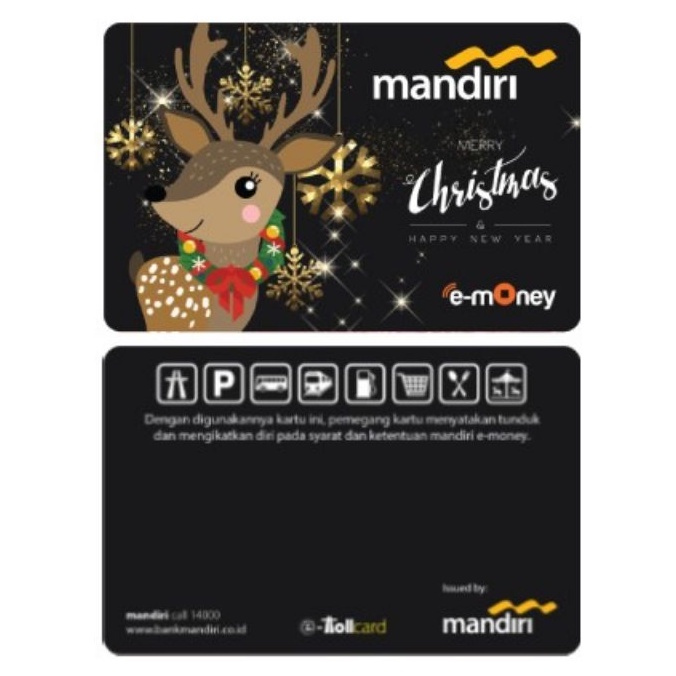 eMoney Spesial Natal Christmas - X'Mas Reindeer /Like Tapcash Flazz eToll or Brizzi